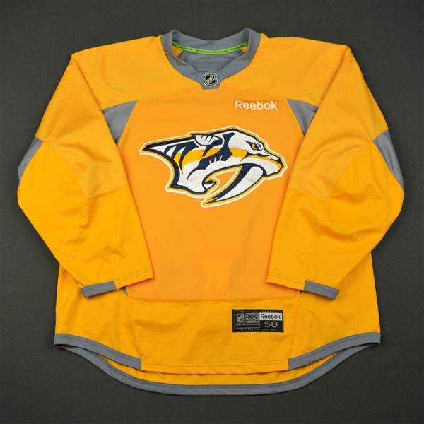 Mike Fisher - Nashville Predators - 2017 Stanley Cup Final Practice-Worn Jersey 