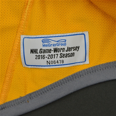 Frederick Gaudreau - Nashville Predators - 2017 Stanley Cup Final Practice-Worn Jersey 
