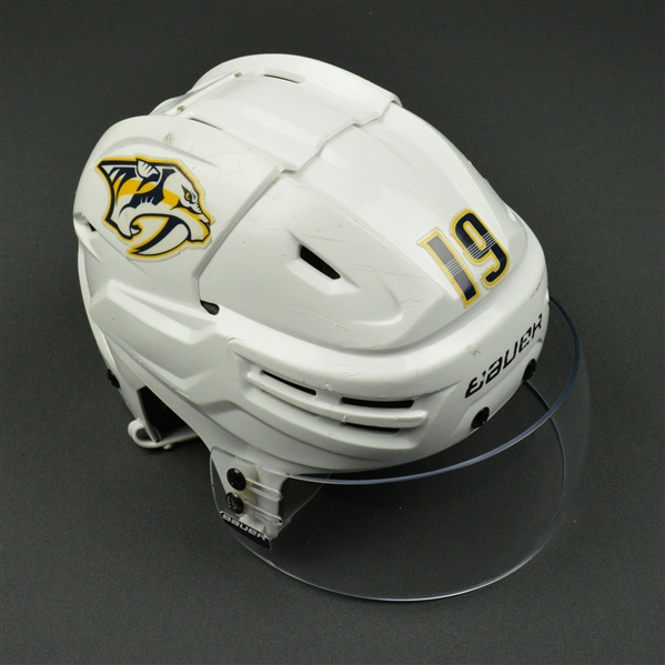 Calle Jarnkrok - Nashville Predators - 2017 Stanley Cup Final Game-Worn White Helmet