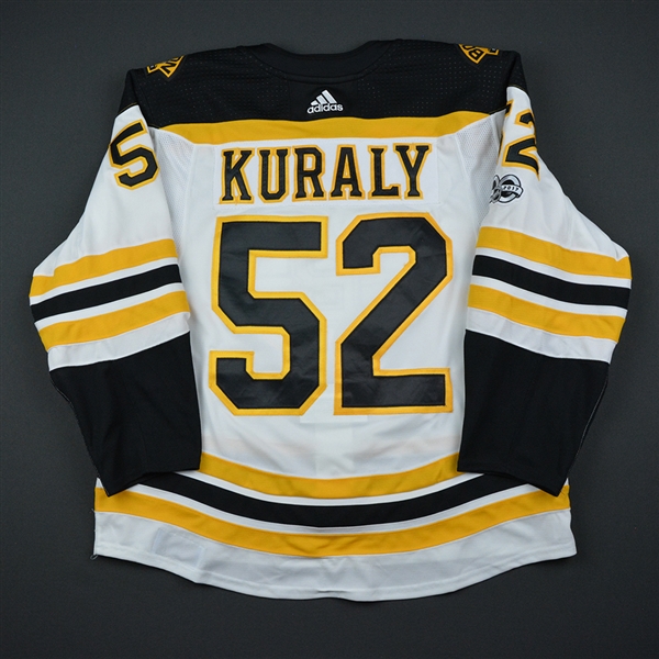 Sean Kuraly - Boston Bruins - 2017 Hockey Hall of Fame Game - Game-Worn Jersey - November 10