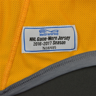 James Neal - Nashville Predators - 2017 Stanley Cup Final Practice-Worn Jersey 