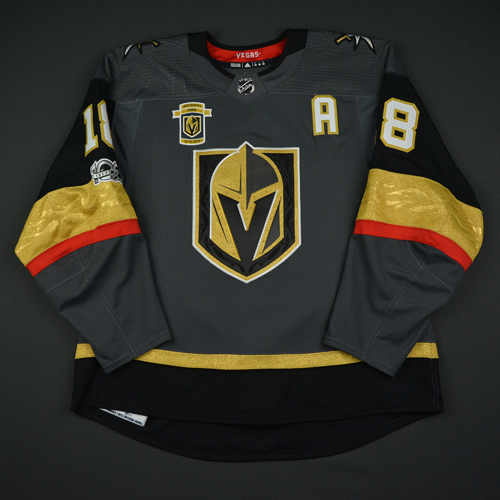 Lot Detail - James Neal - Vegas Golden Knights- 2017-18 Inaugural Season  Practice-Worn Jersey