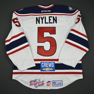 Mitch Nylen - South Carolina Stingrays - 2017 Kelly Cup Finals - Game-Issued Jersey - Games 1 & 2