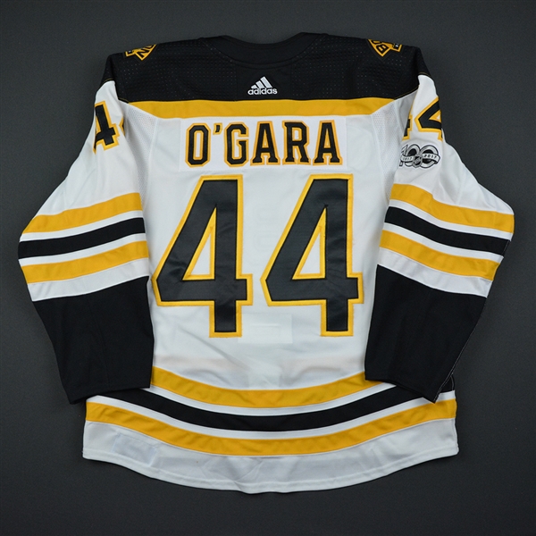 Rob OGara - Boston Bruins - 2017 Hockey Hall of Fame Game - Game-Issued Jersey - November 10