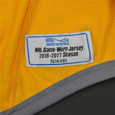 PA Parenteau - Nashville Predators - 2017 Stanley Cup Final Practice-Worn Jersey 