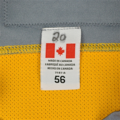 Miikka Salomaki - Nashville Predators - 2017 Stanley Cup Final Practice-Worn Jersey 