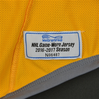 Miikka Salomaki - Nashville Predators - 2017 Stanley Cup Final Practice-Worn Jersey 