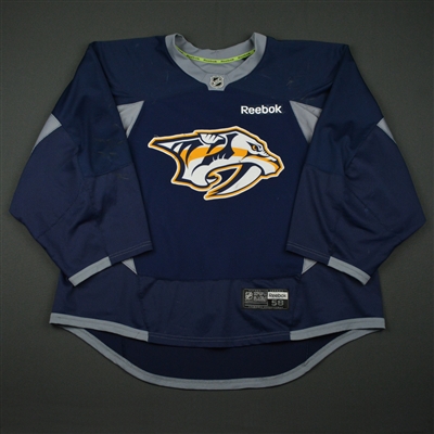 Juuse Saros - Nashville Predators - 2017 Stanley Cup Final Practice-Worn Jersey 