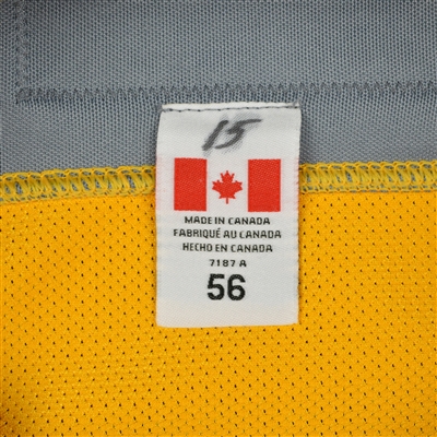 Craig Smith - Nashville Predators - 2017 Stanley Cup Final Practice-Worn Jersey 