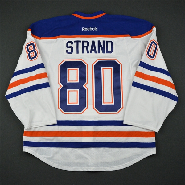 Austin Strand - Edmonton Oilers - 2017 Young Stars Classic - Game-Worn Jersey