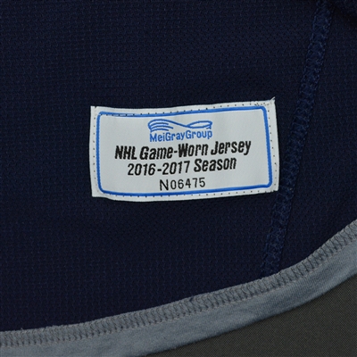 Yannick Weber - Nashville Predators - 2017 Stanley Cup Final Practice-Worn Jersey 