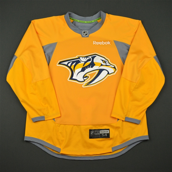 Harry Zolnierczyk - Nashville Predators - 2017 Stanley Cup Final Practice-Worn Jersey 