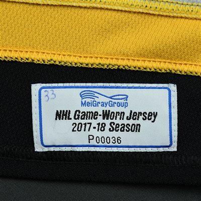 Zdeno Chara - Boston Bruins - 2018 Willie O'Ree 60th Anny. Patch Game-Worn Jersey w/C
