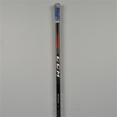 Connor McDavid - Edm. Oilers - CCM JetSpeed Stick - Used in Sports Net Video Shoot entitled: This is the stick of choice for McDavid - Nov. 30, 2017