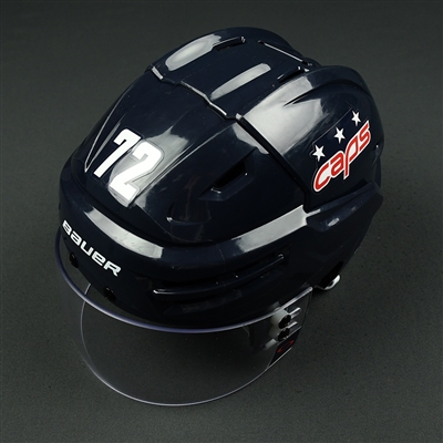 Travis Boyd - Washington Capitals - 2018 Stadium Series (Warmup-Worn) and March 20 Game-Worn Helmet