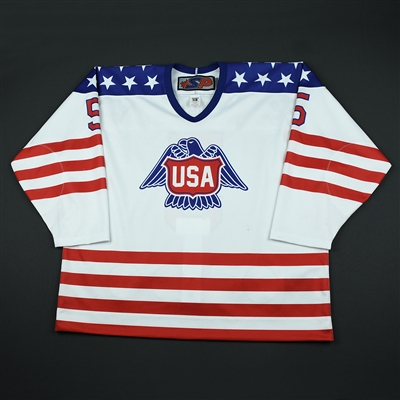 Adam Samuelsson - 2018 U.S. National Under-18 Development Team - Military Appreciation Game-Worn Autographed Jersey