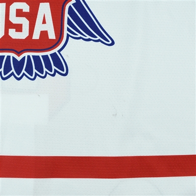 Adam Samuelsson - 2018 U.S. National Under-18 Development Team - Military Appreciation Game-Worn Autographed Jersey