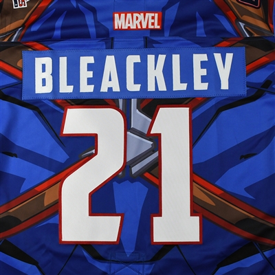 Conner Bleackley - Tulsa Oilers - 2017-18 MARVEL Super Hero Night - Game-Issued Jersey