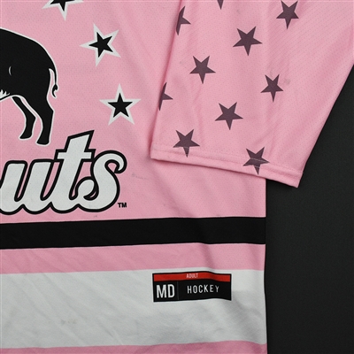 Corinne Buie - Buffalo Beauts - Game-Worn Strides for the Cure Jersey w/C - Jan. 20, 2018