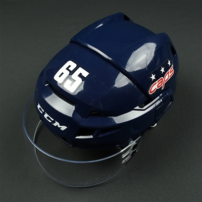 Andre Burakovsky - Washington Capitals - 2018 Stadium Series and March 20 Game-Worn Helmet