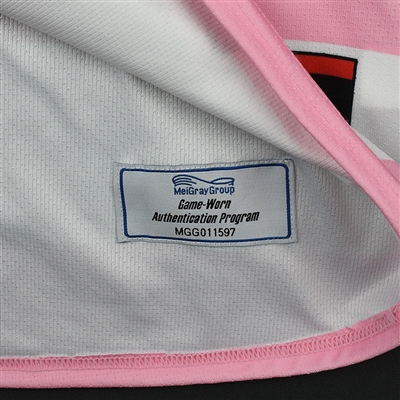 Jordyn Burns - Buffalo Beauts - Game-Worn Strides for the Cure Jersey - Jan. 20, 2018