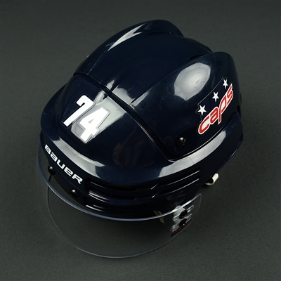 John Carlson - Washington Capitals - 2018 Stadium Series and March 20 Game-Worn Helmet