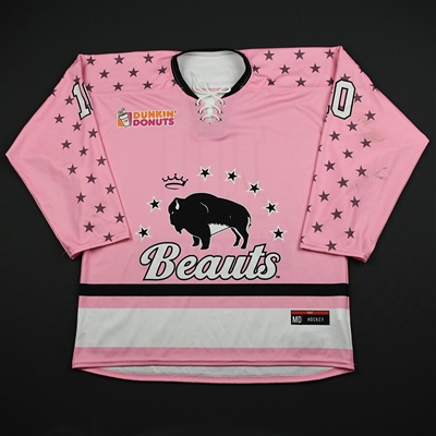 Sarah Casorso - Buffalo Beauts - Game-Worn Strides for the Cure Jersey - Jan. 20, 2018