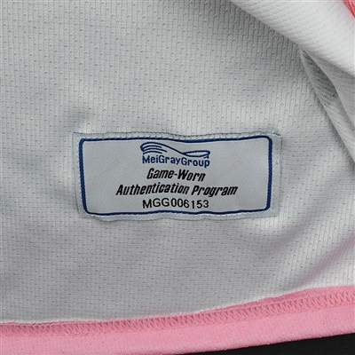 Julia DiTondo - Buffalo Beauts - Game-Issued Strides for the Cure Jersey - Jan. 20, 2018