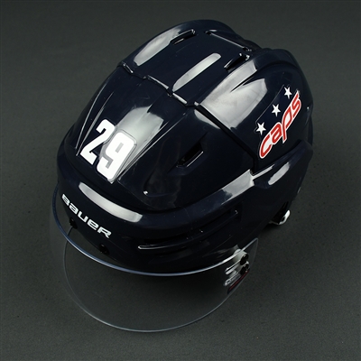 Christian Djoos - Washington Capitals - 2018 Stadium Series and March 20 Game-Worn Helmet