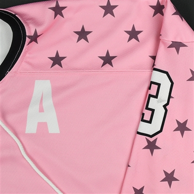 Sarah Edney - Buffalo Beauts - Game-Worn Strides for the Cure Jersey w/A - Jan. 20, 2018