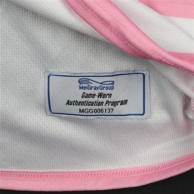Sarah Edney - Buffalo Beauts - Game-Worn Strides for the Cure Jersey w/A - Jan. 20, 2018