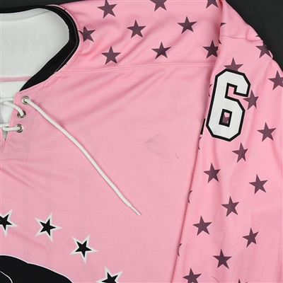 Maddie Elia - Buffalo Beauts - Game-Worn Strides for the Cure Jersey - Jan. 20, 2018