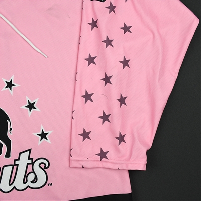 Maddie Elia - Buffalo Beauts - Game-Worn Strides for the Cure Jersey - Jan. 20, 2018