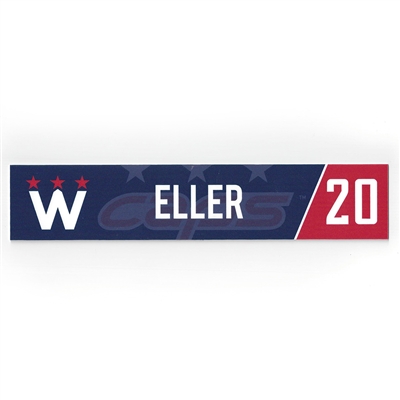 Lars Eller - Washington Capitals - 2018 Stadium Series-Style March 20th Locker Room Nameplate 