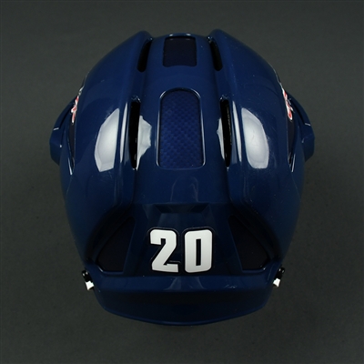 Lars Eller - Washington Capitals - 2018 Stadium Series and March 20 Game-Worn Helmet