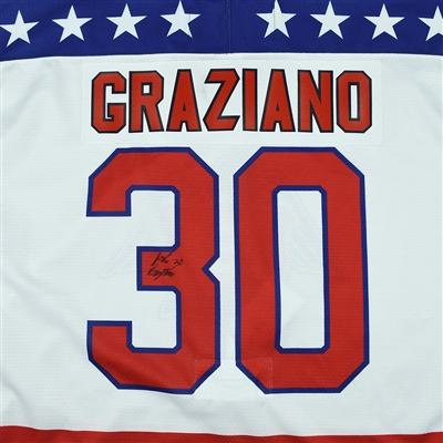 Josh Graziano - 2018 U.S. National Under-18 Development Team - Military Appreciation Game-Worn Autographed Jersey