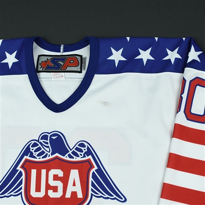 Josh Graziano - 2018 U.S. National Under-18 Development Team - Military Appreciation Game-Worn Autographed Jersey