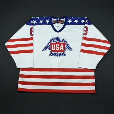 Gavin Hain - 2018 U.S. National Under-18 Development Team - Military Appreciation Game-Worn Autographed Jersey