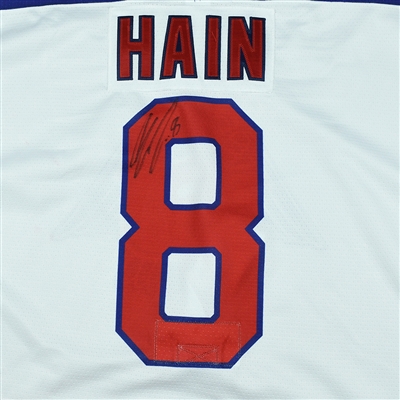 Gavin Hain - 2018 U.S. National Under-18 Development Team - Military Appreciation Game-Worn Autographed Jersey
