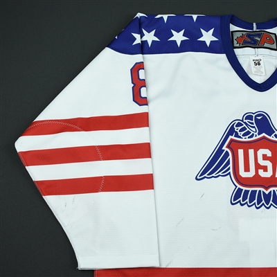 Gavin Hain - 2018 U.S. National Under-18 Development Team - Military Appreciation Game-Worn Autographed Jersey