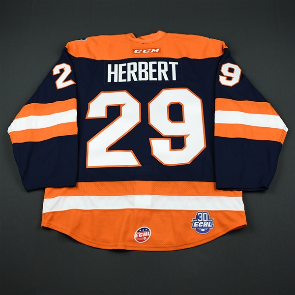 Caleb Herbert - Greenville Swamp Rabbits - 2018 Fantasy Team Skater - Game-Issued Jersey w/A 