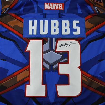 Dylan Hubbs - Tulsa Oilers - 2017-18 MARVEL Super Hero Night - Game-Worn Autographed Jersey