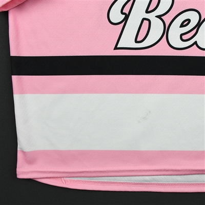Jess Jones - Buffalo Beauts - Game-Worn Strides for the Cure Jersey w/A - Jan. 20, 2018