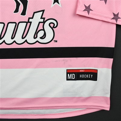 Jess Jones - Buffalo Beauts - Game-Worn Strides for the Cure Jersey w/A - Jan. 20, 2018