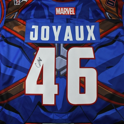 Chris Joyaux - Tulsa Oilers - 2017-18 MARVEL Super Hero Night - Game-Issued Autographed Jersey