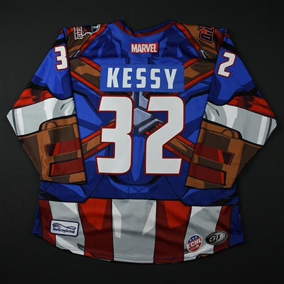 Kale Kessy - Tulsa Oilers - 2017-18 MARVEL Super Hero Night - Game-Issued Jersey