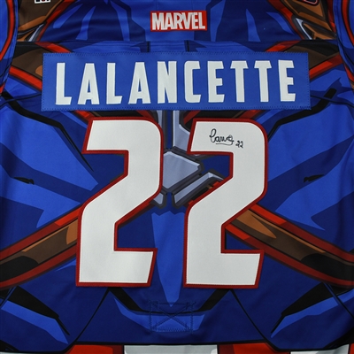 Christophe Lalancette - Tulsa Oilers - 2017-18 MARVEL Super Hero Night - Game-Issued Autographed Jersey