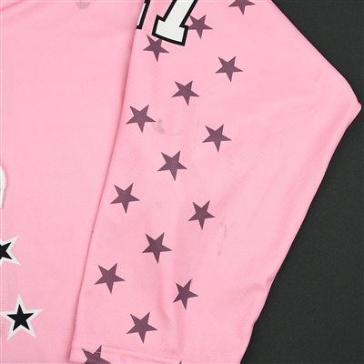 Kristin Lewicki - Buffalo Beauts - Game-Worn Strides for the Cure Jersey - Jan. 20, 2018