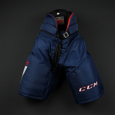 Madison Bowey - Washington Capitals - 2018 Stadium Series Warmup-Worn Pants