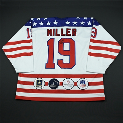 KAndre Miller - 2018 U.S. National Under-18 Development Team - Military Appreciation Game-Worn Autographed Jersey